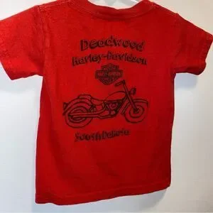 Kid’s Harley Davidson’s Double Sided Motorcycle Graphic T-Shirt