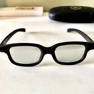Kids Black Rectangle Sunglasses – Toddler/Small Child Size – Excellent Condition