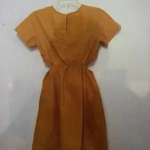 Kids Casual Yellow Dress