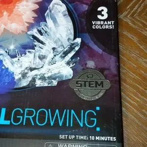 Kids Discovery Crystal Growing Kit With The STEM Seal Of Authenticity