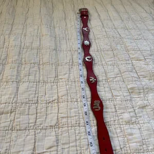 Kids Leather Belt With Silver Animal Decor
