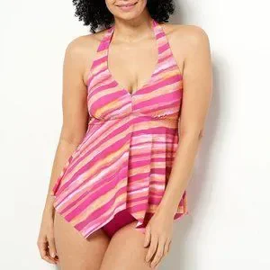 Kim Gravel x Swimsuits For All Hanky Halter Swim Top Only 7578