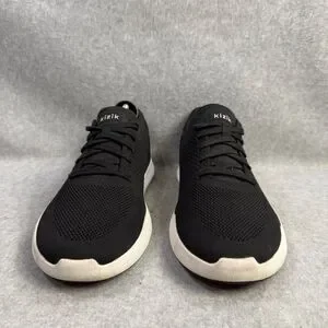 Kizik Shoes Mens Size 10 Athens Black & White Step In Comfort Recovery Sneakers