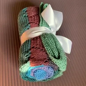 {Knit Baby Blanket} 