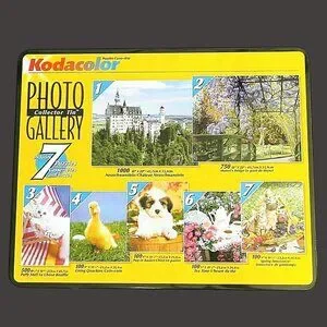 Kodacolor Photo Gallery Collector Tin w/ 7 Sealed Jigsaw Puzzles 100-1000 Pieces