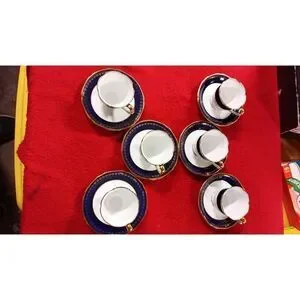 Kokura 12 piece tea set sausers and cups