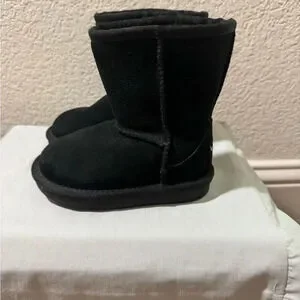 Koolaburra By UGG Kids' Koola Fashion Little Girls Boots Tdlrs 7 Black