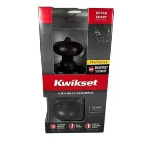 Kwikset 97402-737 Juno Keyed Entry Knob Venetian Bronze SmartKey Door
