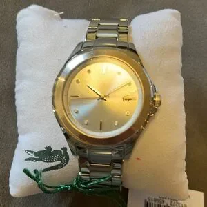 Lacoste Women's Swing 3 Hands Stainless Steel Watch NWT