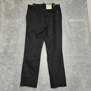 Lake Trail Mens Belted 34x32 Hiking Pants Black Outdoor Travel Casual NEW