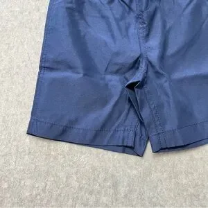 Lands' End Kids Swim Trunks Navy Blue NWOT Size XXS 2/3 Elastic Drawstring Waist
