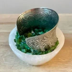 Large Silver Cuff Bracelet