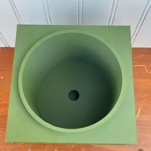 Larix Planter Pot Indoor Planter W/ Drainage Hole And Drip Tray