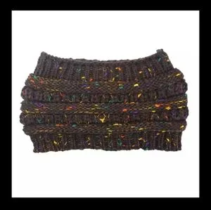‼️Last One‼️ Brown Splice Crochet Knit Headband