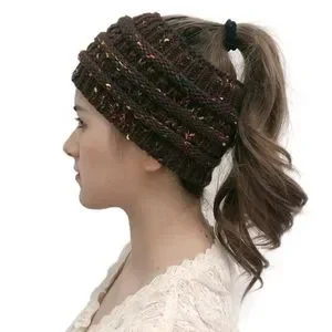 ‼️Last one‼️ Brown Splice Crochet Knit Headband