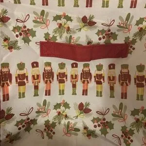 Laura Ashley Red And Green Holiday Blanket