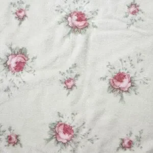Laura Ashley Rosebud Scatter Bath Towel • 100% Cotton