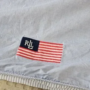 Lauren Ralph Lauren Duvet Cover Light Blue/Blue White Stripe Full/Queen