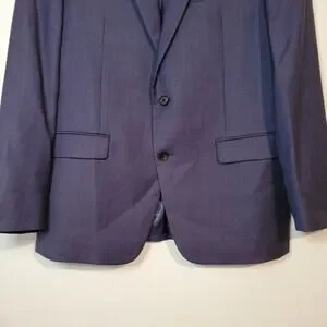 Lauren Ralph Lauren Wool Single Breasted Two Button Blazer Men's Size 40R Blue