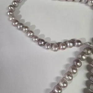 Lavender Purple Vintage LUC 925 Sterling Necklace