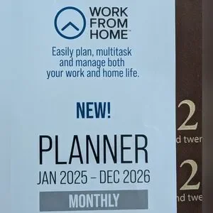 Leather Planner 2025 - 2026 Work From Home Series