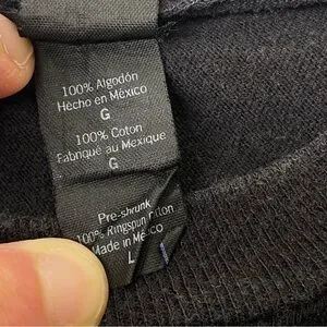 Led Zeppelin 2011 Spell Out Logo Graphic Tee T-shirt Sz Large Black Rock Band