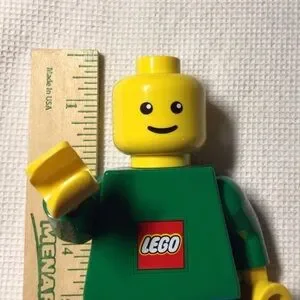 Lego LED Flashlight 8” Solar Powered Figure Torch Lrgfigurine Rare Not Lighting‌