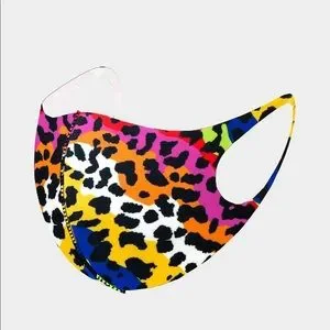 Leopard print mask