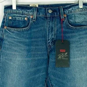 Levi's 502 Taper Distressed Jeans 31x32 NEW Justin Timberlake Fresh‎ Leaves