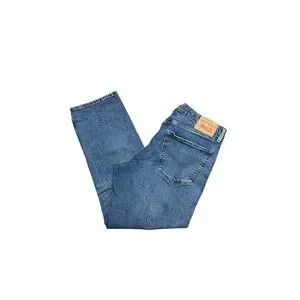 Levi’s 541 athletic fit straight leg mid rise dark wash jeans stretch 36x30