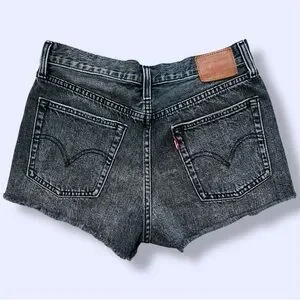 Levi’s Black Denim Jean Shorts