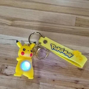 Light Up PIKACHU Keychain