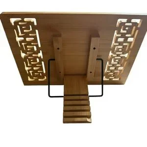 Like New Wooden Cookbook Stand With Adjustable Height