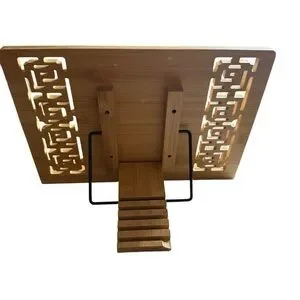 Like New Wooden Cookbook Stand With Adjustable Height