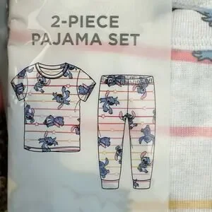 Lilo & Stitch Toddler Snug Fit Pajama Set 2 Piece Size 12M NEW
