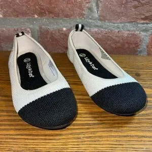 Lily & Dan Girls Recycled Material Ballet Cat Flats Size 9/10