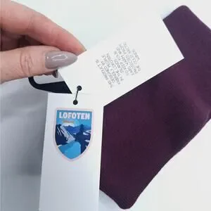 Lofoten Norway Wide Headband Ear Cover NEW Cotton Winter Ski Snowboard Purple