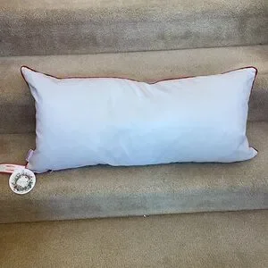 Long Feather Dachshund Holiday Themed Pillow With Handcrafted Details