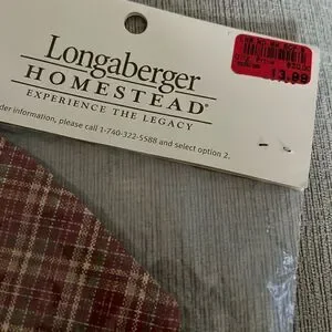 Longaberger 2007 MD Woven Memories Basket Liner