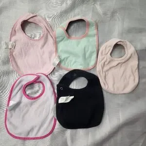 Lot Of 5 Baby Bibs – Disney Carter’s Cloud Island
