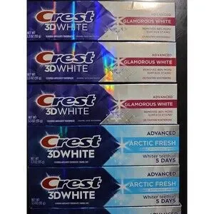 Lot Of 6 Crest Pro-Health Advanced Toothpaste 3.3 Oz Glamorous & Arctic Fresh