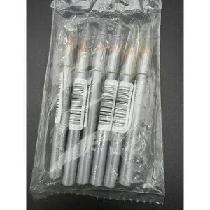 Lot of 6 ~ Jordana‎ 4” Silver Eyeliner Pencils - NEW