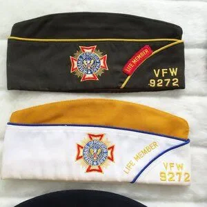 Lot Of 8 Veterans Of Foreign Wars And American Legion Hats