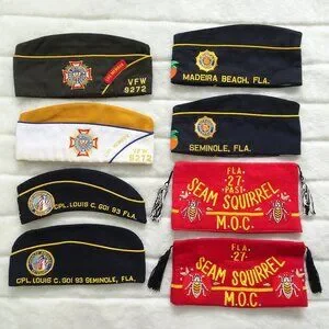 Lot Of 8 Veterans Of Foreign Wars And American Legion Hats