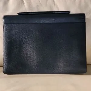 Louis Vuitton Angara Ardoise Taiga MB1023 Business Bag Leather