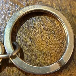 Louis Vuitton Gold Tone Key Chain Bag Charm