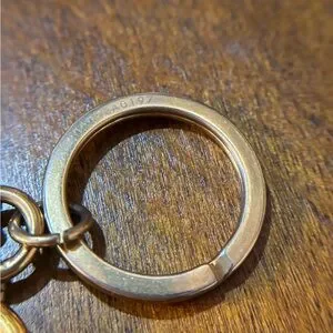 Louis Vuitton Gold Tone Key Chain Bag Charm