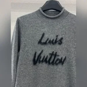 Louis Vuitton Monogram Knit Long-Sleeve Top