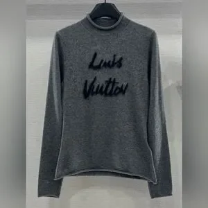 Louis Vuitton Monogram Knit Long-Sleeve Top