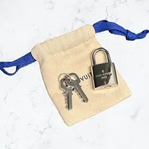 Louis Vuitton Silver Lock And Keys #431
